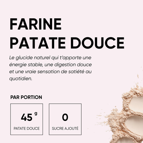 Farine de patate douce blanche biologique